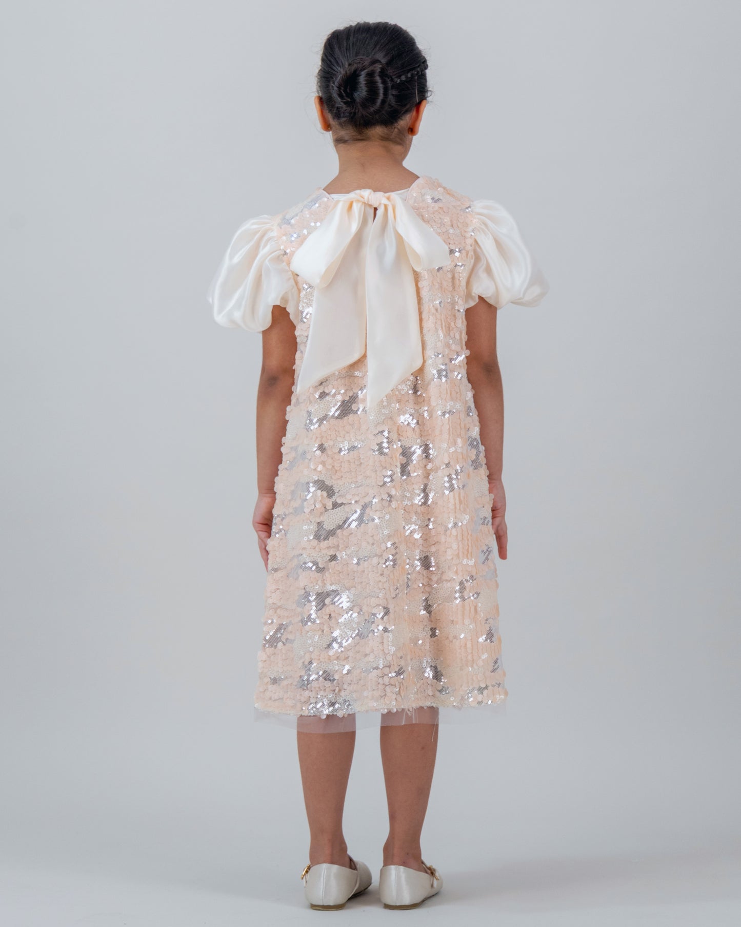 Pink Ivory sequin dress