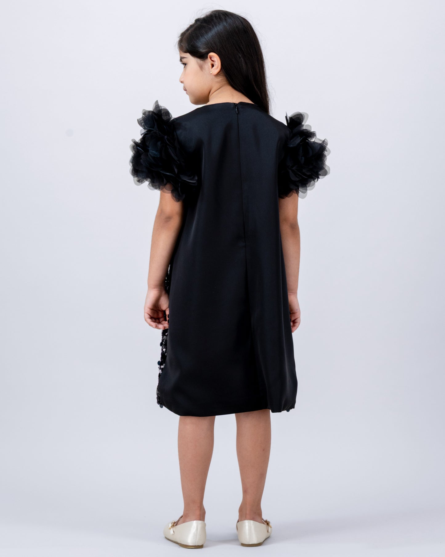 Black sequins dress