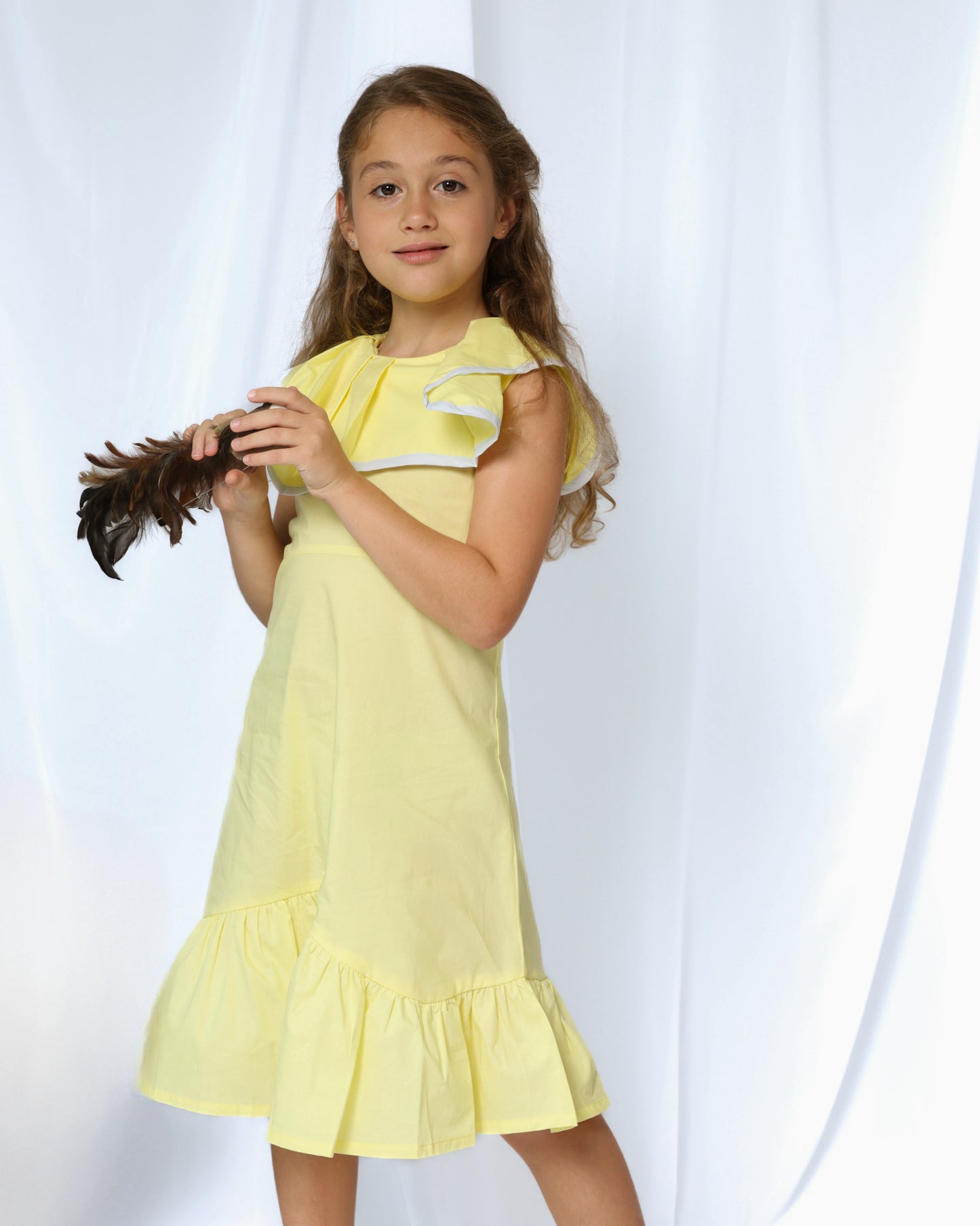Yellow summer dress
