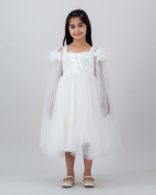 White Princess Tulle Dress