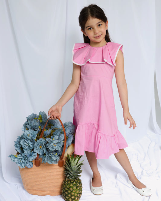 Pink summer dress