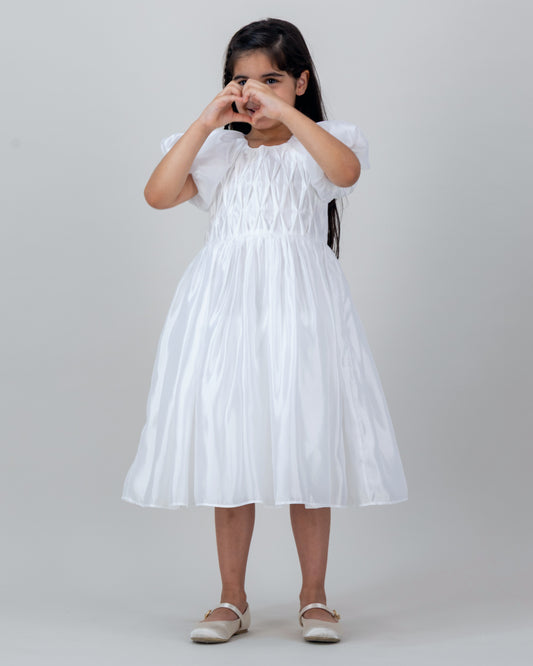 White Classic Dress