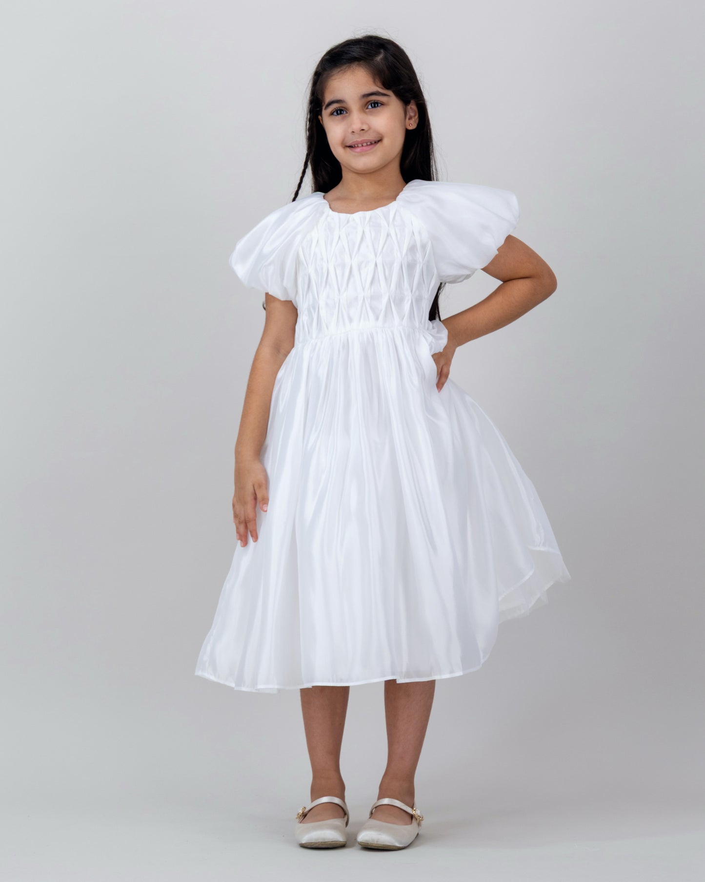 White Classic Dress
