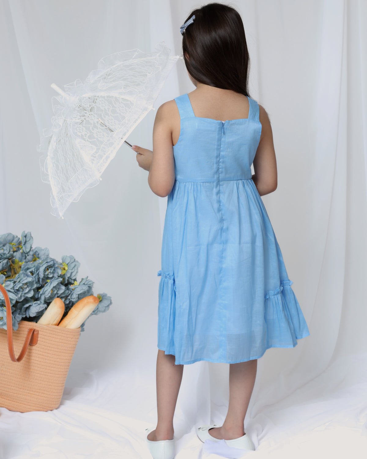 Blue dress