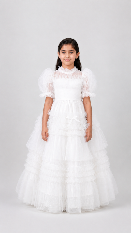 White princess dress