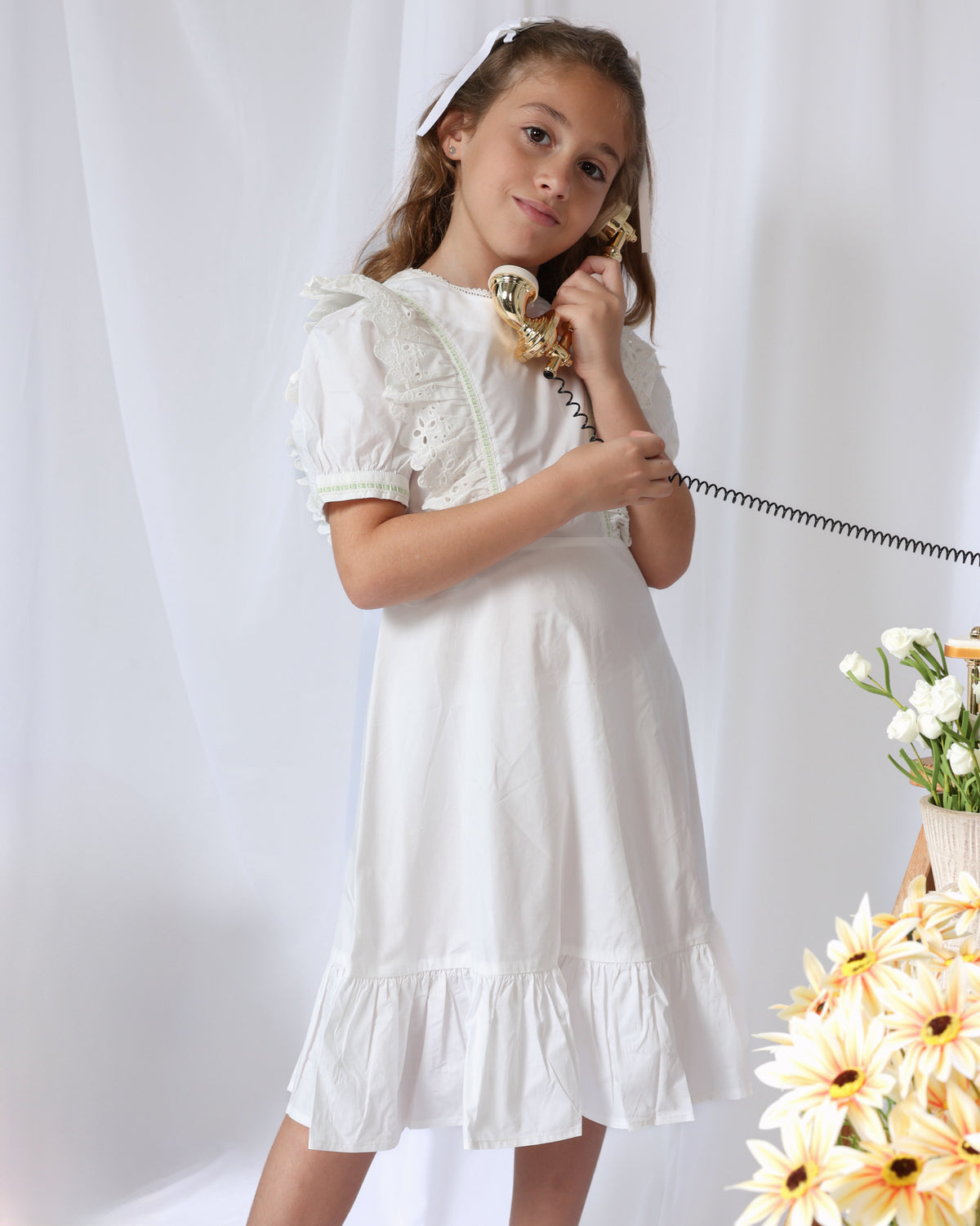 White dress