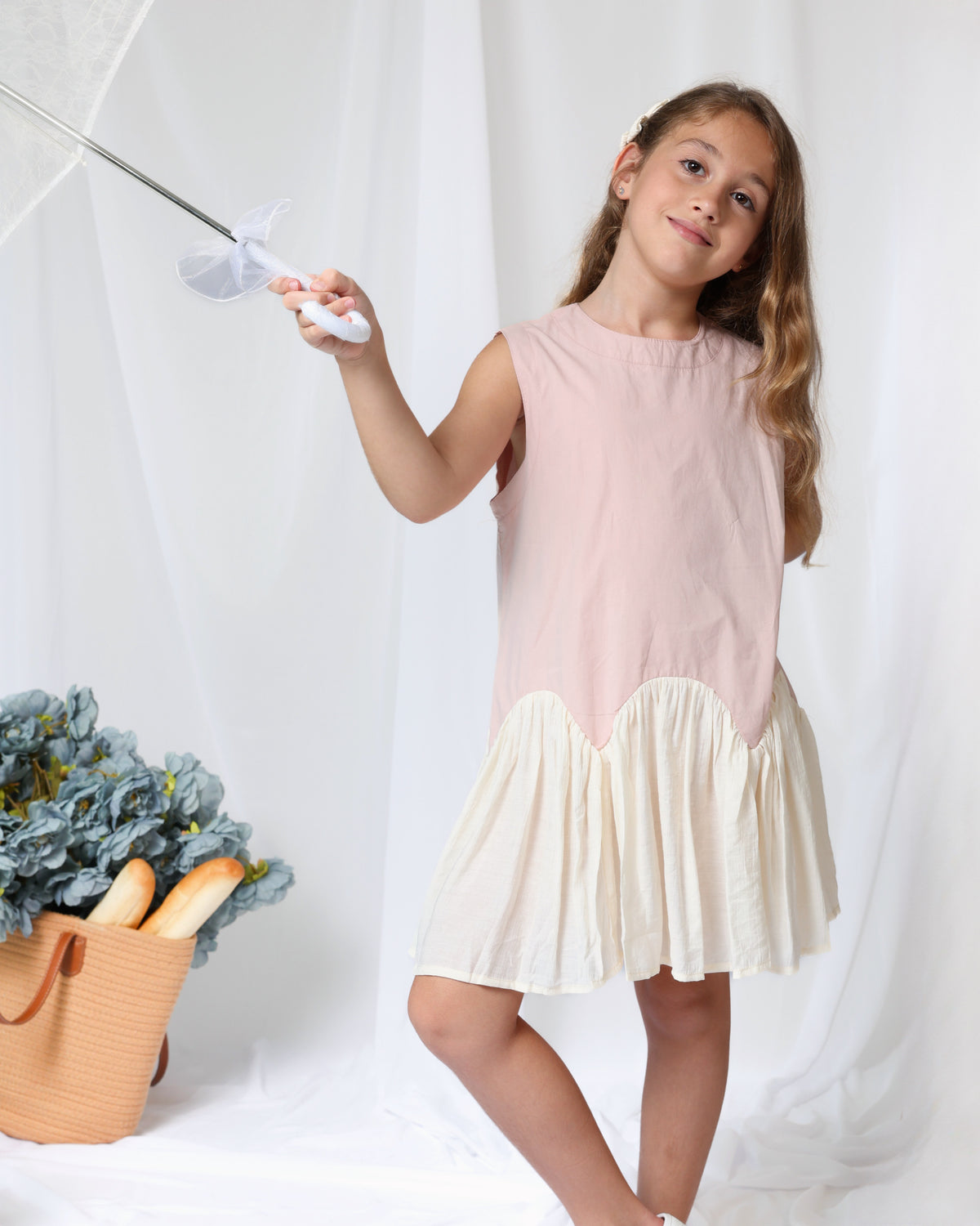Pastel pink dress