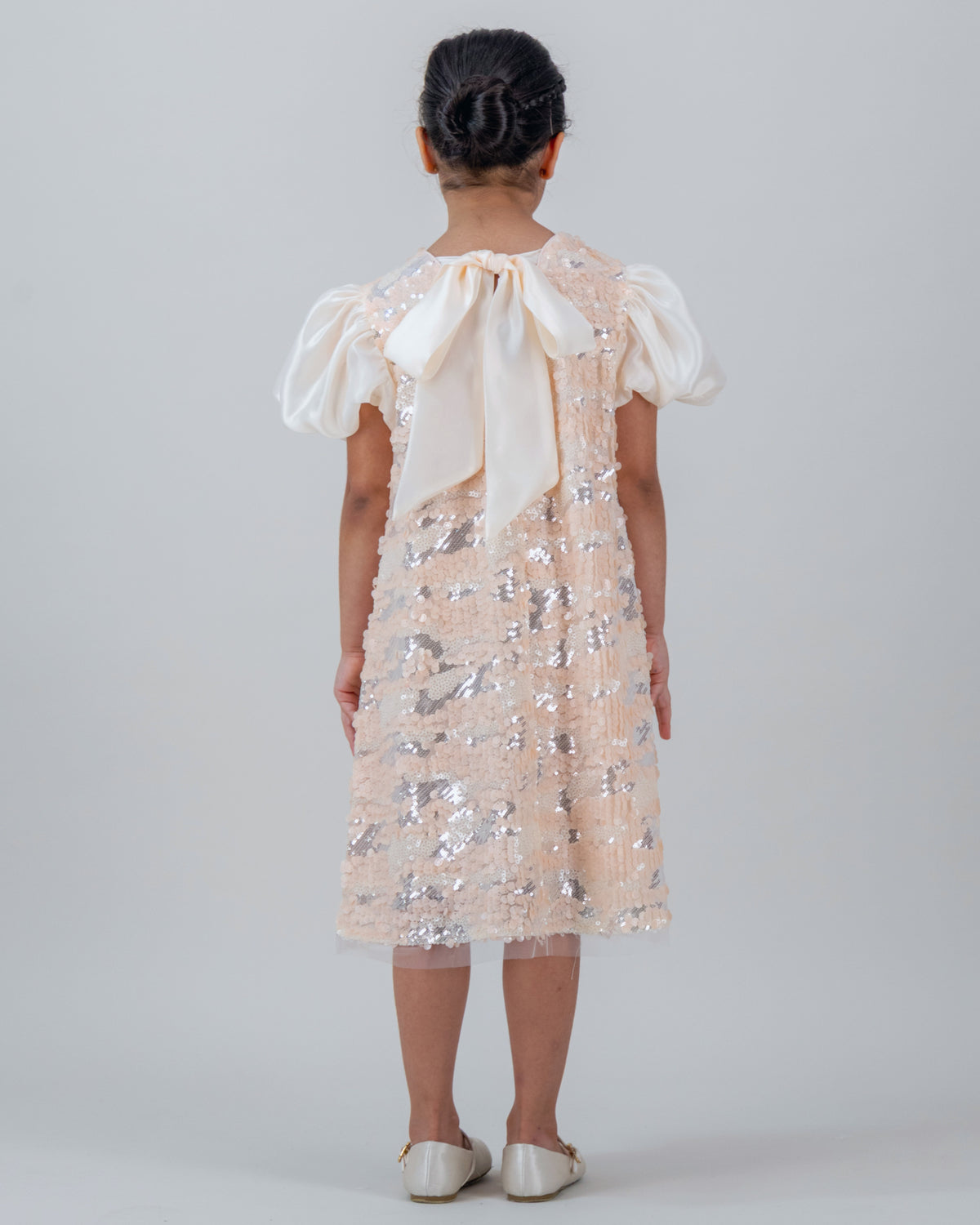 Pink Ivory sequin dress
